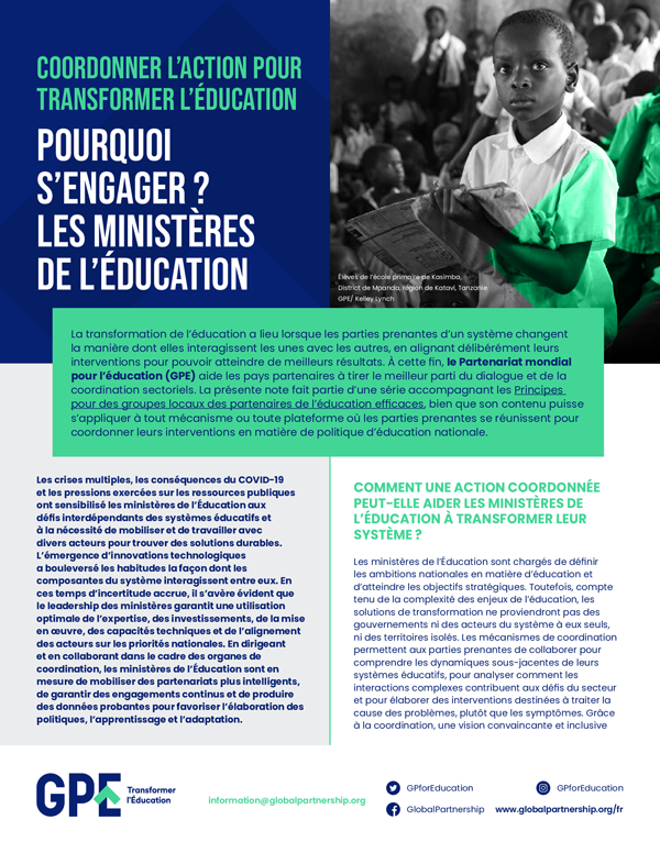 Ministères de l’éducation