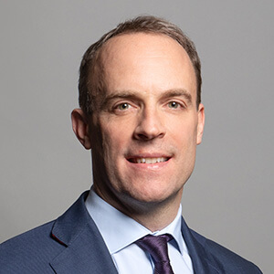 The Rt Hon. Dominic Raab MP, First Secretary of State and Secretary of State for Foreign, Commonwealth and Development Affairs